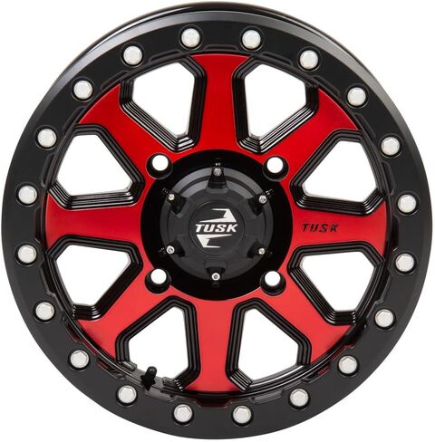Tusk 4/156 Uinta Beadlock Wheel 15x7 5.0 + 2.0 Candy | RZR | Sportsman | in Saudi Arabia
