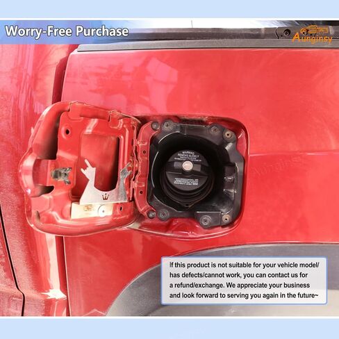 Aunginsy Fuel Tank Cap Replacement Anti-theft Lock Cap Compatible with Toyota Tacoma 2016-2023 Car Door Fuel Tank Cover W/Lock Gas Cap Tank Trim Cover Fuel Filler Door Protector with Lock Accessories in Saudi Arabia