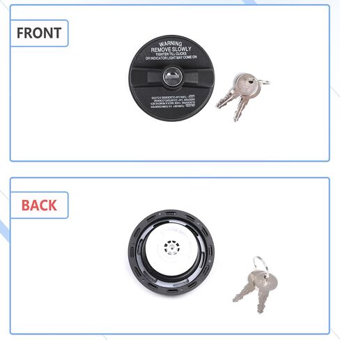 Aunginsy Fuel Tank Cap Replacement Anti-theft Lock Cap Compatible with Toyota Tacoma 2016-2023 Car Door Fuel Tank Cover W/Lock Gas Cap Tank Trim Cover Fuel Filler Door Protector with Lock Accessories in Saudi Arabia