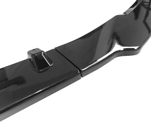FREEMOTOR802 Compatible with 2017-2023 Tesla Model 3 Sedan 4-Door Front Bumper Lip, IKON Style Gloss Black PP Front Bumper Lower Chin Spoiler Splitter in Saudi Arabia