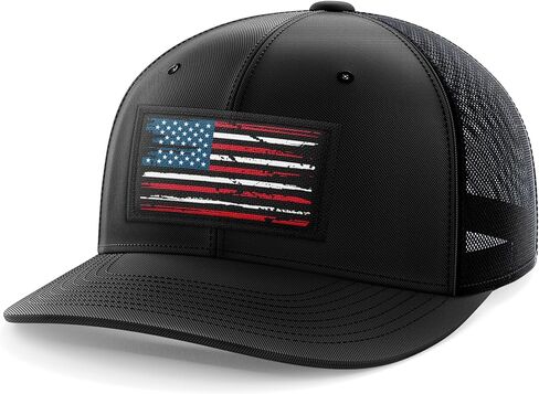 Tactical Pro Supply Flexfit Hat - American Flag Hat for Men & Women | Patriotic Woven USA Flag Flexfit Hats, Tactical Hats in Kuwait