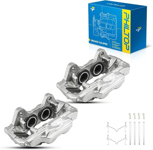 PHILTOP Front Brake Caliper Compatible with 2005-2023 Tacoma, 2000-2006 Tundra, 2003-2009 4Runner, 2007-2014 FJ Cruiser, 19-P2984, 19-P2985 in Saudi Arabia