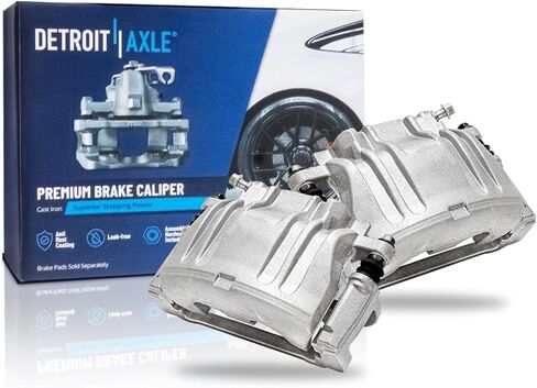 Detroit Axle - RWD Front Disc -Cargers مع استبدال قوسين لـ Chrysler 300 Dodge Challenger Charger Magnum - 2pc مجموعة in Saudi Arabia