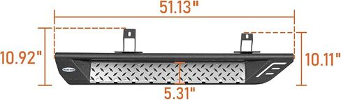 Hooke Road Wrangler JL 2 Doors Running Boards Drop Side Step Bars for 2018-2025 Jeep Wrangler JL 2-Door, Non-Slip Step Rock Sliders Nerf Bar in Saudi Arabia
