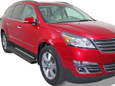 APS 6in Black Stainless Steel Running Boards Compatible with Chevy Traverse Buick Enclave 07-17 in Saudi Arabia