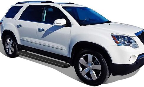APS 6in Black Stainless Steel Running Boards Compatible with Chevy Traverse Buick Enclave 07-17 in Saudi Arabia