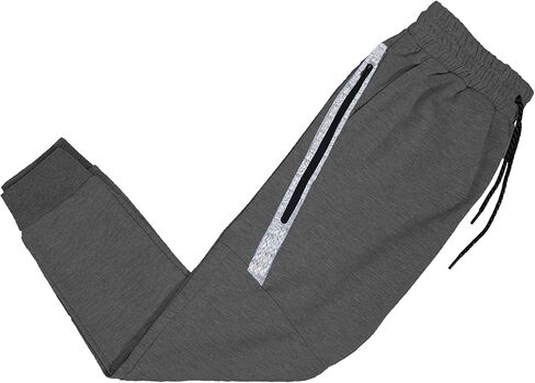 Galaxy by Harvic Men Ful Full zip Tech Fleece Hoodie و Jogger المكون من قطعتين مع تصميم تقليم عاكس in Kuwait
