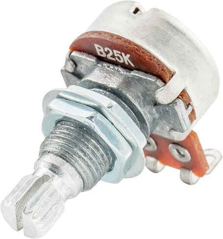 Alpha Mini B1Meg Metric Potentiometers Split Shaft Linear Taper Pots for Electric Guitar or Bass (2 Pieces) in Saudi Arabia