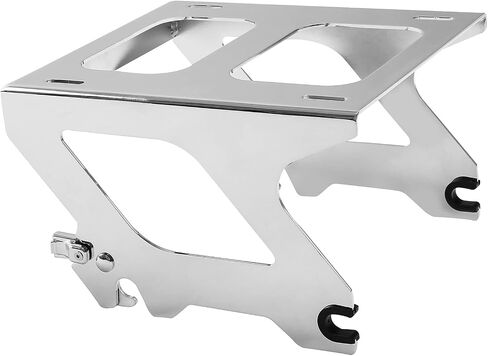 TCT-MOTORPARTS Black Detachable Solo Mount Rack Fit for Harley Softail Deluxe Heritage Classic Street Bob Standard FLDE, FLHC, FLHCS, FLSL, FXBB 2018-2025 in Saudi Arabia