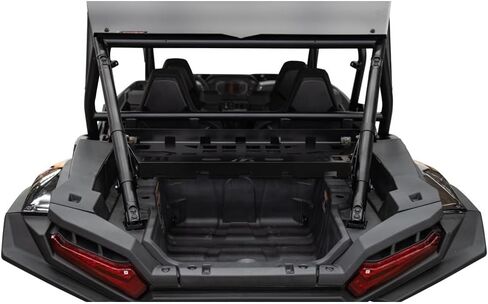 TUSK CARGO RACK مسحوق أسود منتظم متوافق مع Polaris RZR XP 1000 Ultimate 2024-2025 in Kuwait