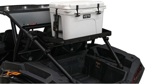TUSK CARGO RACK مسحوق أسود منتظم متوافق مع Polaris RZR XP 1000 Ultimate 2024-2025 in Kuwait