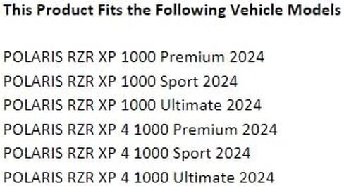 TUSK CARGO RACK مسحوق أسود منتظم متوافق مع Polaris RZR XP 1000 Ultimate 2024-2025 in Kuwait