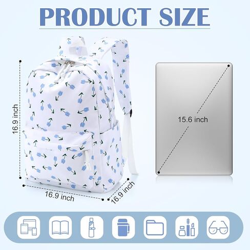 حقيبة ظهر للمدرسة Cunno for Teen Girls Boys Kids Cute Nylon Bookbag Preppy Backpack Backpack Propack Bag Bag Lage للطلاب (الأسلوب الوردي ، البسيط) in Saudi Arabia