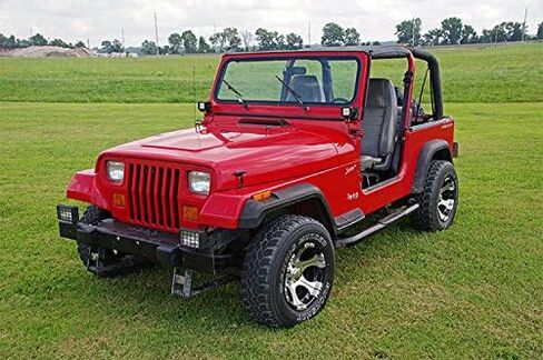 Rough Country Lower Windshield Cube Mounts for 87-95 Jeep Wrangler YJ - 70510 in Saudi Arabia