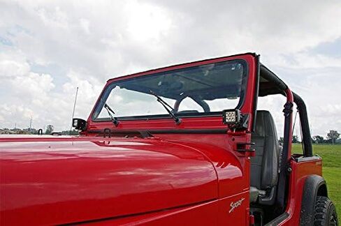 Rough Country Lower Windshield Cube Mounts for 87-95 Jeep Wrangler YJ - 70510 in Saudi Arabia