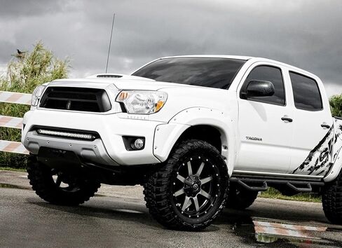 iJDMTOY Lower Grille Mount 30-Inch LED Light Bar Compatible with 2005-2015 Toyota Tacoma, Includes (1) 150W High Power CREE LED Lightbar, Bumper Opening Mount Brackets & On/Off Switch Wiring Kit in Kuwait