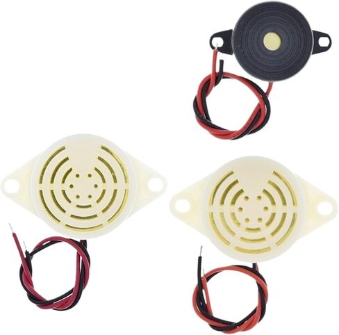 2pcs 95db إنذار عالي DCIBEL DC 3-24V 12V الجرس الإلكترونية تنبيه إنذار Intermittent Beep Beep Car Van SFM-27 (SFM-27II) in Saudi Arabia