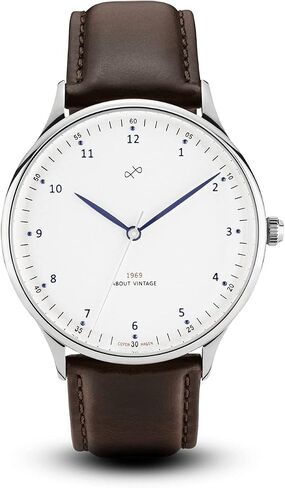 1969 Fress Watch ، حركة الكوارتز السويسرية ، (الصلب/الأبيض ، 39 ملم) in Saudi Arabia