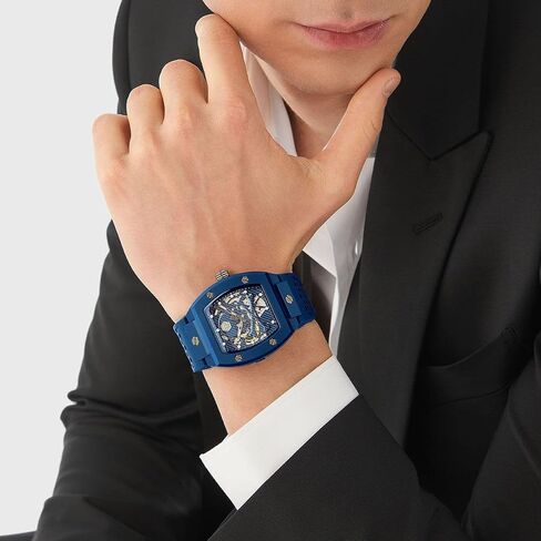 Philipp Plein Men's Watch Analogue Automatic The Skeleton Ecoceramic in Saudi Arabia