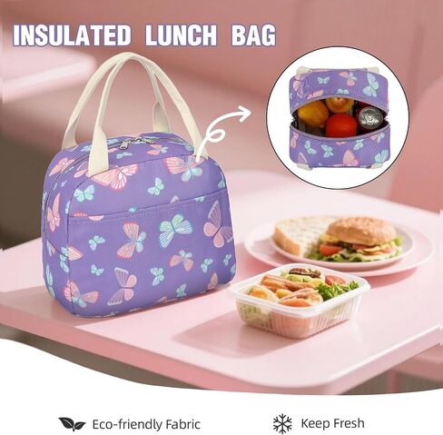 3in1 School Backpacks for Girls, kids Bookbag Set with Lunch Box and Pencil Case Laptop Backpack for Women, Elementary Middle School Bags (Pink Stripe Flamingo) in Saudi Arabia