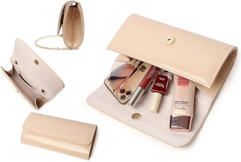 Women Patent Leather Wallets Fashion Clutch Purses Evening Bag Many colors Handbag in Kuwait