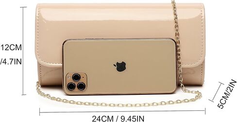 Women Patent Leather Wallets Fashion Clutch Purses Evening Bag Many colors Handbag in Kuwait