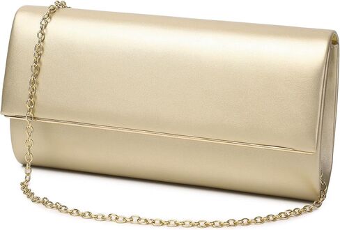 Women Evening Bag Leather Clutch for Women Women Evening Handbag مع سلسلة قابلة للفصل ، مثالية لحفل الزفاف والحفلات وحفلة موسيقية in Kuwait