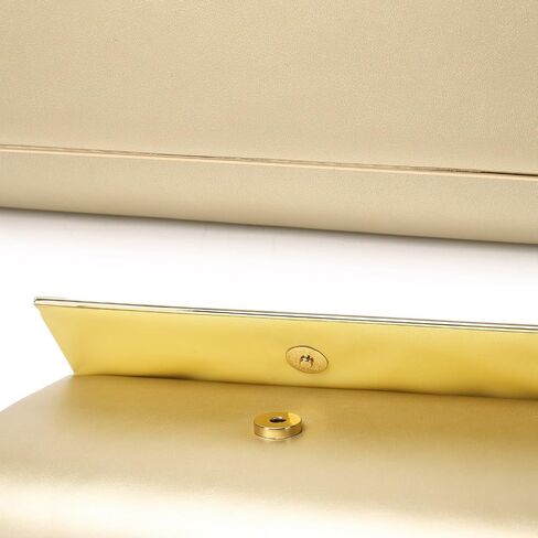 Women Evening Bag Leather Clutch for Women Women Evening Handbag مع سلسلة قابلة للفصل ، مثالية لحفل الزفاف والحفلات وحفلة موسيقية in Kuwait