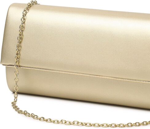 Women Evening Bag Leather Clutch for Women Women Evening Handbag مع سلسلة قابلة للفصل ، مثالية لحفل الزفاف والحفلات وحفلة موسيقية in Kuwait