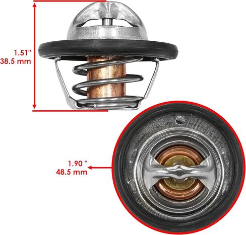 Caltric Cooling Thermostat Compatible with Honda Trx500Fa Trx-500Fa Foreman Rubicon 500 4X4 2001-2014 in Saudi Arabia