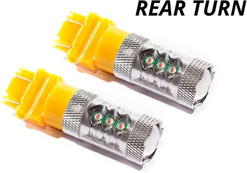 DIODE DYNAMICS LEAR TURN LEDs متوافقة مع نيسان سينترا 2007-2012 (زوج) ، 3157 XP80 AMBER in Saudi Arabia
