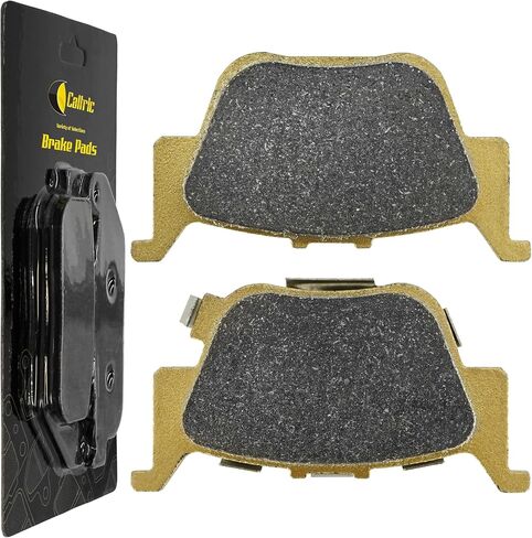 Caltric Rear Semi-Metallic Brake Pads Compatible with Honda Pioneer 500 SXS500M2 2015 2016 2017 2018 2019 2020 2021 2022 in Saudi Arabia