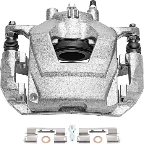 Detroit Axle-2pc الفرجار الأمامي الفرامل لعام 2011-2015 شيفروليه كروز 2012-2017 فرجار فرامل القرص الصوتية مع قوسين 2013 2013 2014 البديل الفرجار البديل التجميع in Kuwait