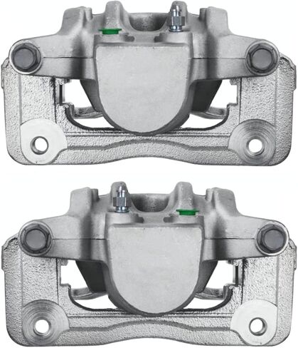 AutoShack Rear Brake Calipers Set of Assembly with Bracket Replacement for Hyundai Santa Fe XL 2013-2018 Santa Fe Sport 2011-2020 Kia Sorento 2.4L AWD FWD Driver and Passenger Side BC7272SPR in Kuwait