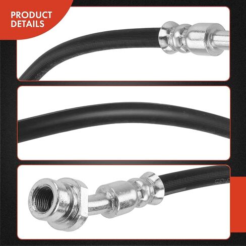 A -Premium الخلفي الفرامل الفرامل خرطوم هيدروليكي متوافق مع نماذج Toyota Select - Prius 2007 2008 - استبدال# 9094702f36 in Saudi Arabia