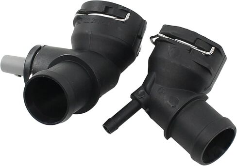 Radiator Coolant Upper and Lower Hose Coupling Adapter Connector for VW Beetle 2.0 2012-13, CC Eos 2.0 2009-16, GTI 2.0 2008-14, Jetta 2.0 2008-13, Passat 2.0 2008-10, for Audi A3 2.0 2008-13 in Saudi Arabia