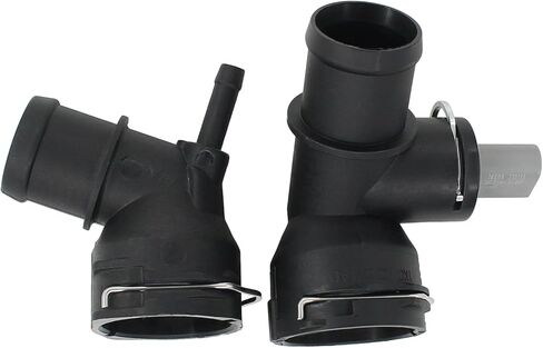 Radiator Coolant Upper and Lower Hose Coupling Adapter Connector for VW Beetle 2.0 2012-13, CC Eos 2.0 2009-16, GTI 2.0 2008-14, Jetta 2.0 2008-13, Passat 2.0 2008-10, for Audi A3 2.0 2008-13 in Saudi Arabia