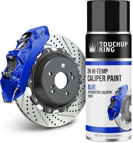 Paints Blue Brake Caliper Paint Omni Cure Catalyst Technology - 2K Aerosol Spray Can Glossy Glamour Finish High Temp Resistance Super Strong Paint in Saudi Arabia
