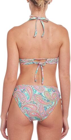LASCANA Women's Paisley Print Triangle Bikini Top in Saudi Arabia