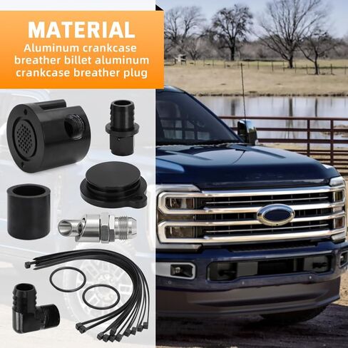 Autovic 6.7L Crankcase Reather Kit for Ford 6.7L Diesel Super Duty F250 F350 F450 2011-2024 in Saudi Arabia