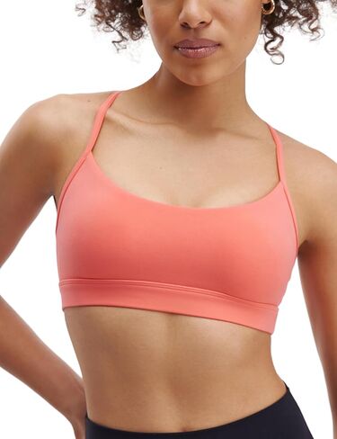 Wenabutter Women’s Y-Back Sports Bra Padded Racerback Yoga Bra Buttery Soft Low Impact Thin Strap Workout Yoga Top in Kuwait
