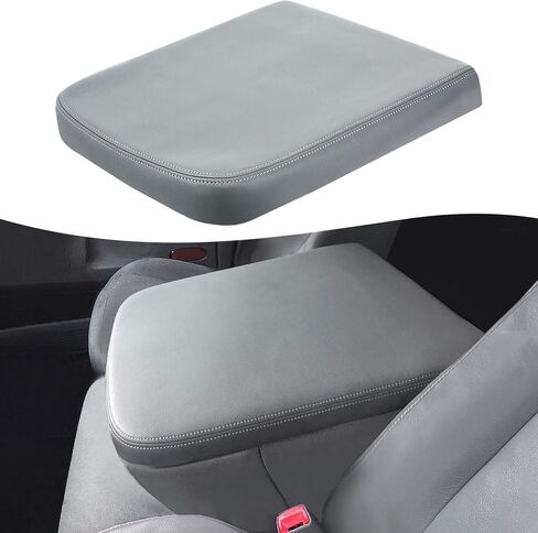 KBH Center Console Armrest Cover for Dodge Ram 2002 2003 2004 2005 2006 2007 2008, Jump Seat, Vinyl Leather Trim, Middle Console Protective Cover w/Velcro, Anti-Scratch, Black in Saudi Arabia
