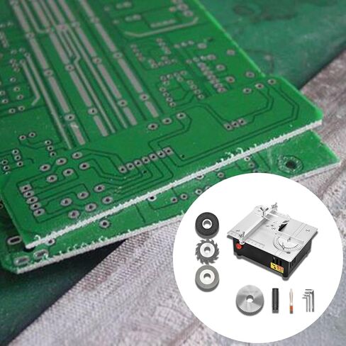 منشار طاولة كهربائي صغير دقيق، منشار سطح مكتب صغير لأعمال النجارة مصنوع يدويًا وعمق القطع قابل للتعديل منشار سطح المكتب الصغير للحرف الخشبية المصغرة in Kuwait