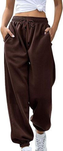 Sweatpants Women Baggy Joggers Casual Lounge Pants Lightweight Drawstring High Waisted Workout Athletic Pants in Kuwait