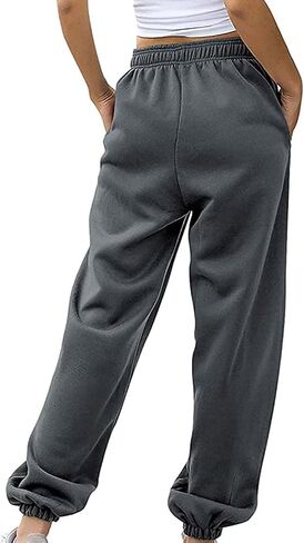 Sweatpants Women Baggy Joggers Casual Lounge Pants Lightweight Drawstring High Waisted Workout Athletic Pants in Kuwait