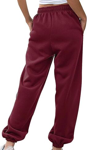 Sweatpants Women Baggy Joggers Casual Lounge Pants Lightweight Drawstring High Waisted Workout Athletic Pants in Kuwait