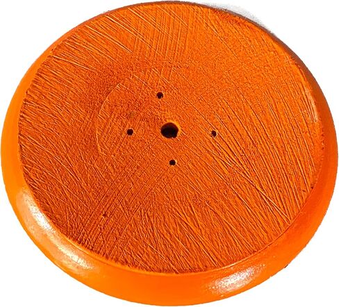 Wood Incense Holder Dorje (Vajra) Design | Handmade Handpainted Eco-Friendly Wood Incense Burner Ash Catcher | Home Décor Housewarming Gift | Stand Holds 4 Regular and 1 Tibetan Sticks in Kuwait