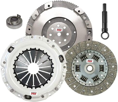 Clutchmaxpro Hight Duty OEM Clutch Kit & Flywheel متوافقة مع 1991-1999 Mitsubishi 3000GT 6G72 1991-1996 Dodge Stealth 3.0L Non-Turbo (CP05048HD-FW167514-CK) in Saudi Arabia