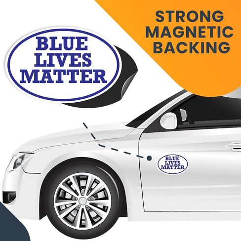 Magnet Me Up All Lives Matter Oval Magnet Decal, 4x6 Inches, Heavy Duty Automotive Magnet for Car Truck SUV in Saudi Arabia