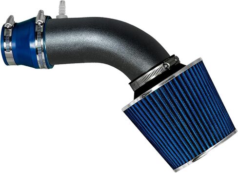 RW SERIES - MATTE BLACK PIPE BLUE - SHORT RAM INTAKE Compatible For 11-15 Hyundai ACCENT/VELOSTER 1.6L / ELANTRA/KIA RIO in Saudi Arabia